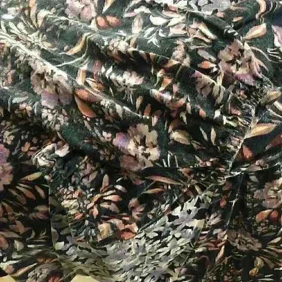 Vintage America Emerson Boho Floral  Flowy Cottagecore Hippie Purple - Picture 7 of 11